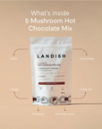 Landish 5 Mushroom Hot Chocolate Mix 20 servings 135g