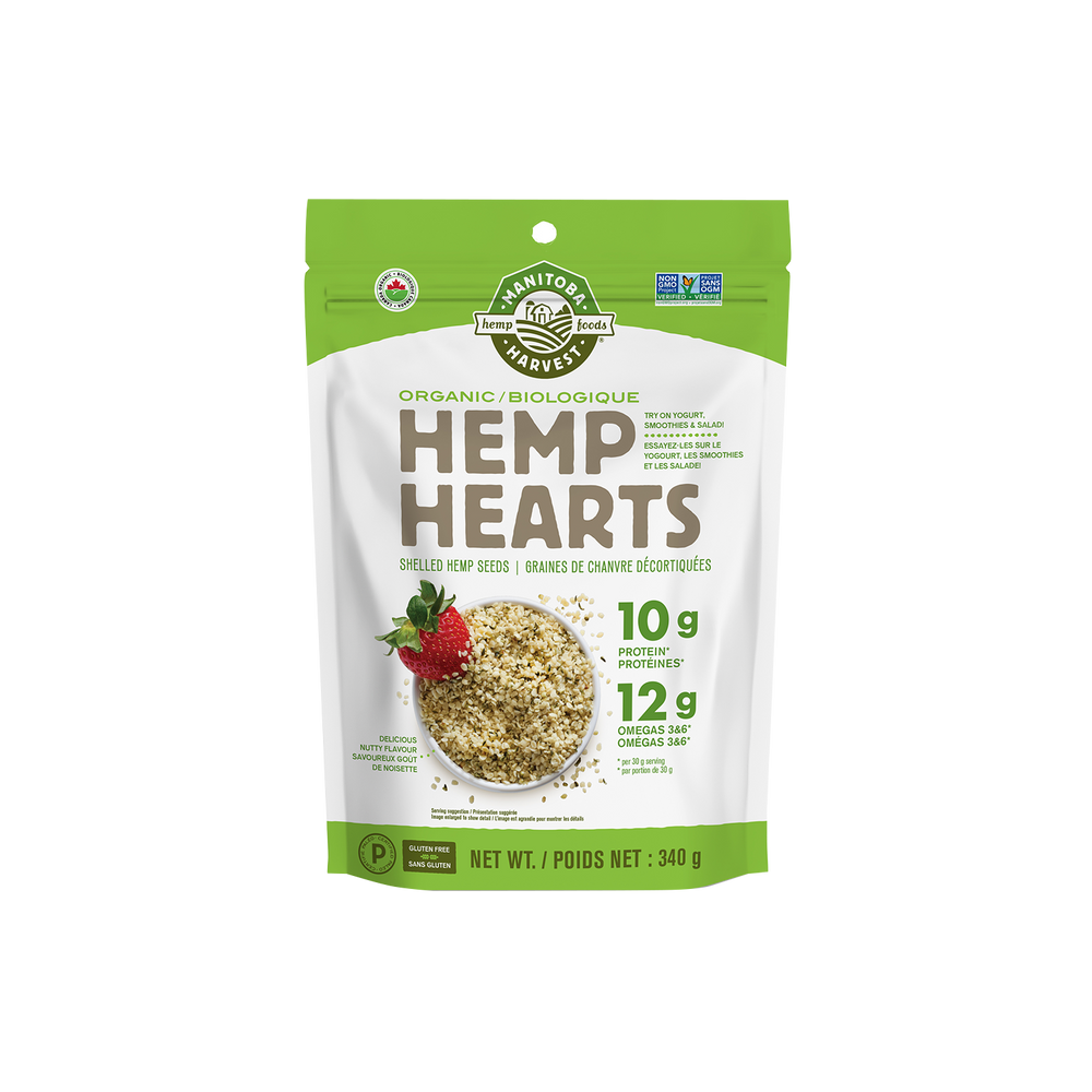 Manitoba Harvest Organic Hemp Hearts 340g