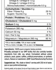 North Coast Naturals Organic Raw Hemp Protein 840g