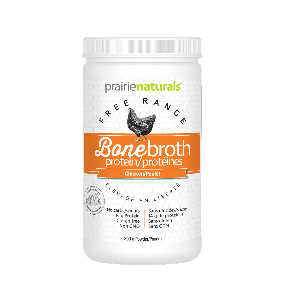 Prairie Naturals Free Range Chicken Bone Broth Protein 300g