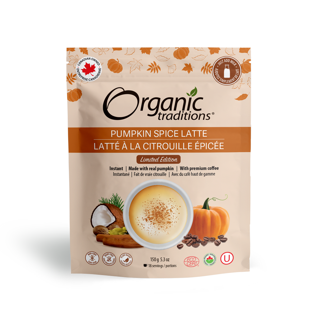 Organic Traditions Pumpkin Spice Latte 150g