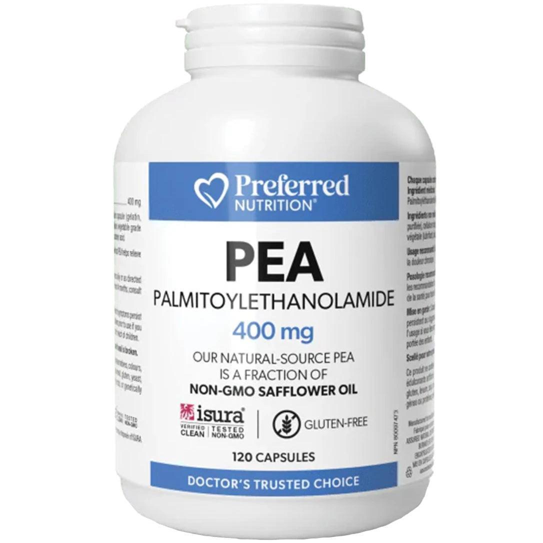 Preferred Nutrition PEA Chronic Pain Relief 400mg 120caps