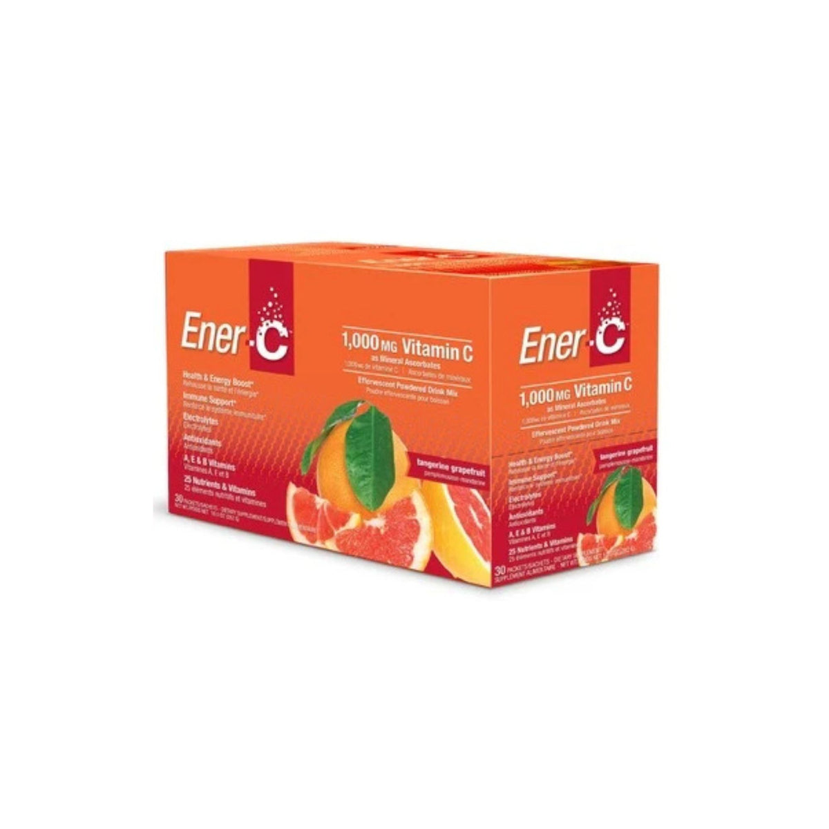 Ener-C Vitamin C Tangerine Grapefruit 1000mg- 30 packets
