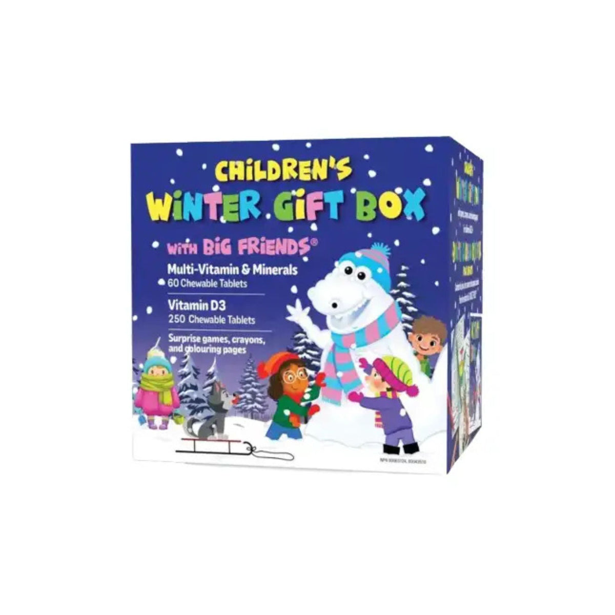 Natural Factors Children's Winter Gift Box- Multi Vitamin & Minerals, Vitamin D3