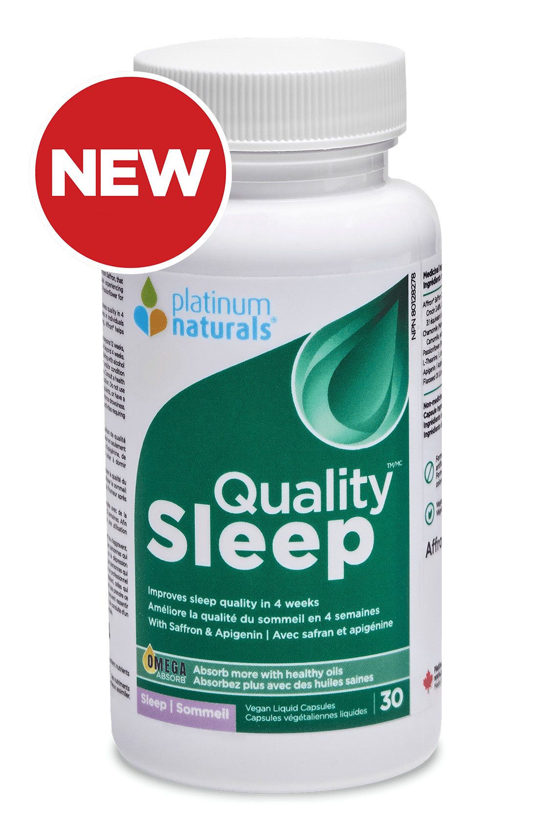Platinum Naturals Quality Sleep 30 cap