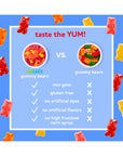 Yum Earth - 10 Snack Pack Gummy Bears - 20g per Pack