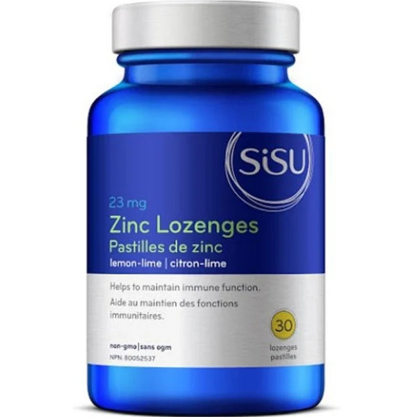 Sisu Zinc Lozenges Lemon Line 23mg 30 lozenges