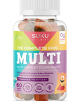 SUKU The Complete Kid's Multi + Prebiotics 60 Tropical Bonanza Gummies