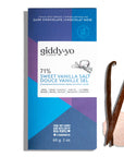 Giddy Yo 71% Sweet Vanilla Salt Dark Chocolate Bar 60g