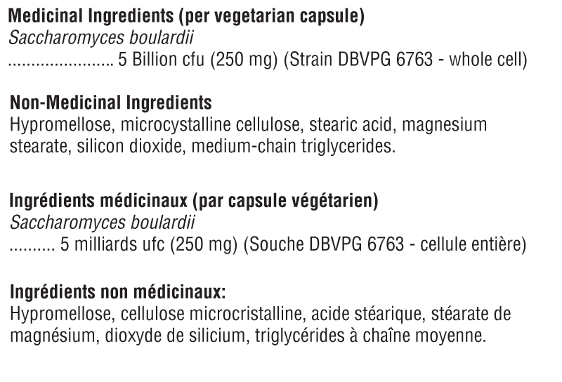 Xymogen Saccharomycin DF 60 caps