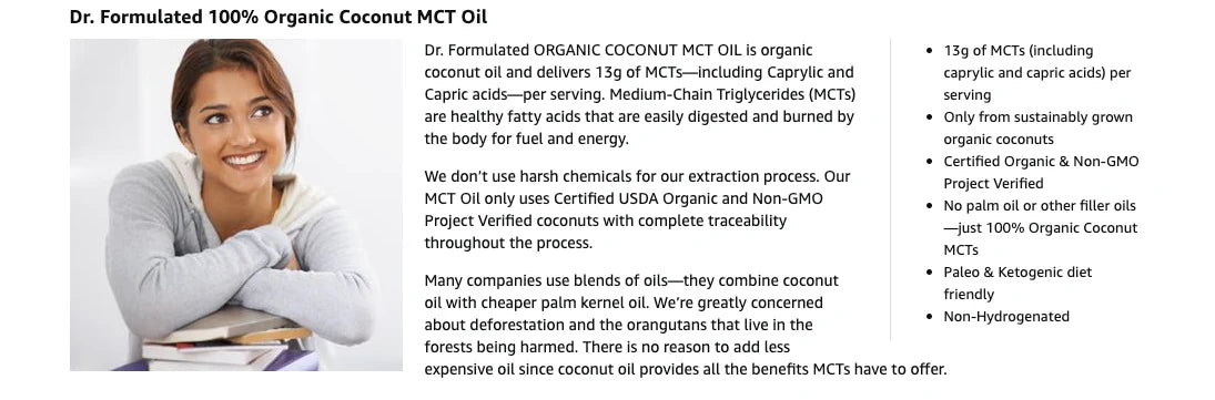 Garden of Life - Organic Coconut MCT Oil - 473ml