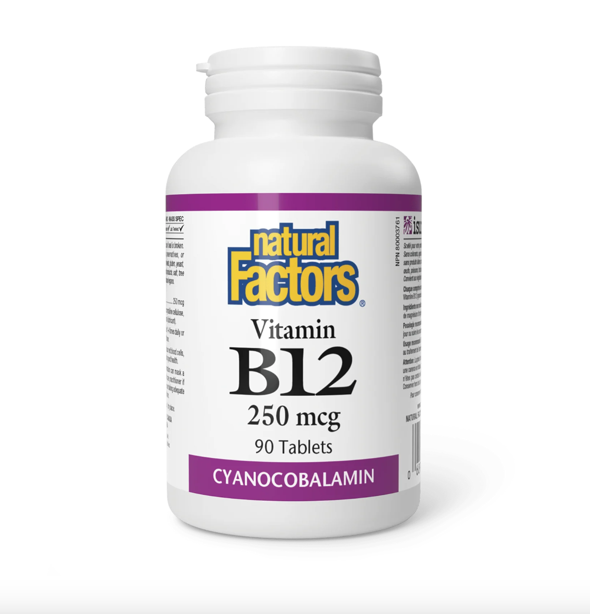 Vitamin B12 Cyanocobalamin 250mcg 90 tabs