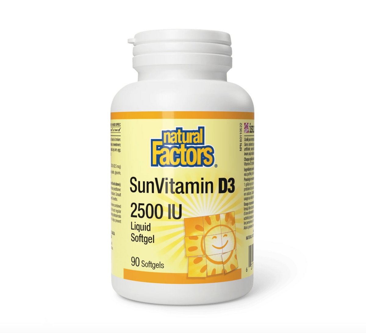 SunVitamin D3 2500IU 180softgels
