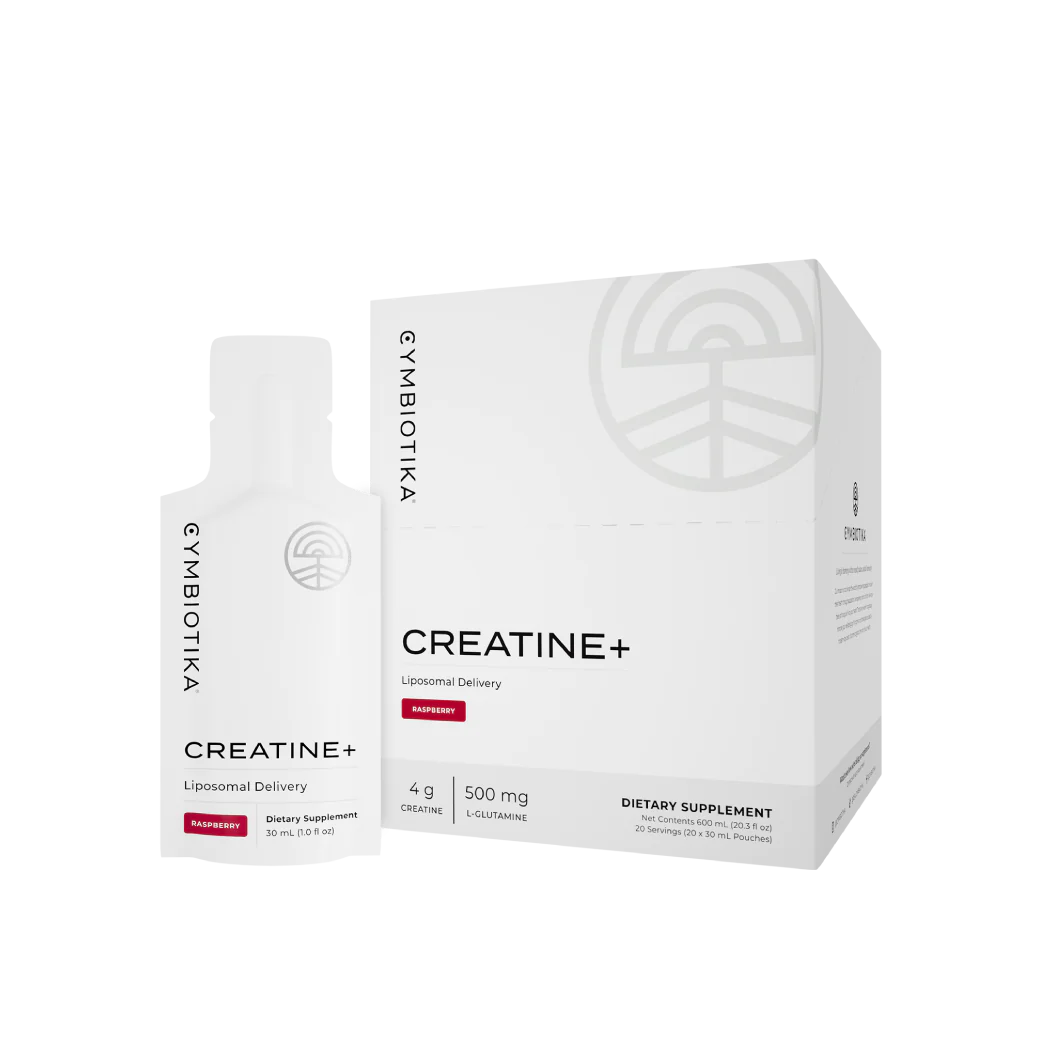 Cymbiotika Creatine+ w/ L-Glutamine Raspberry Box of 20