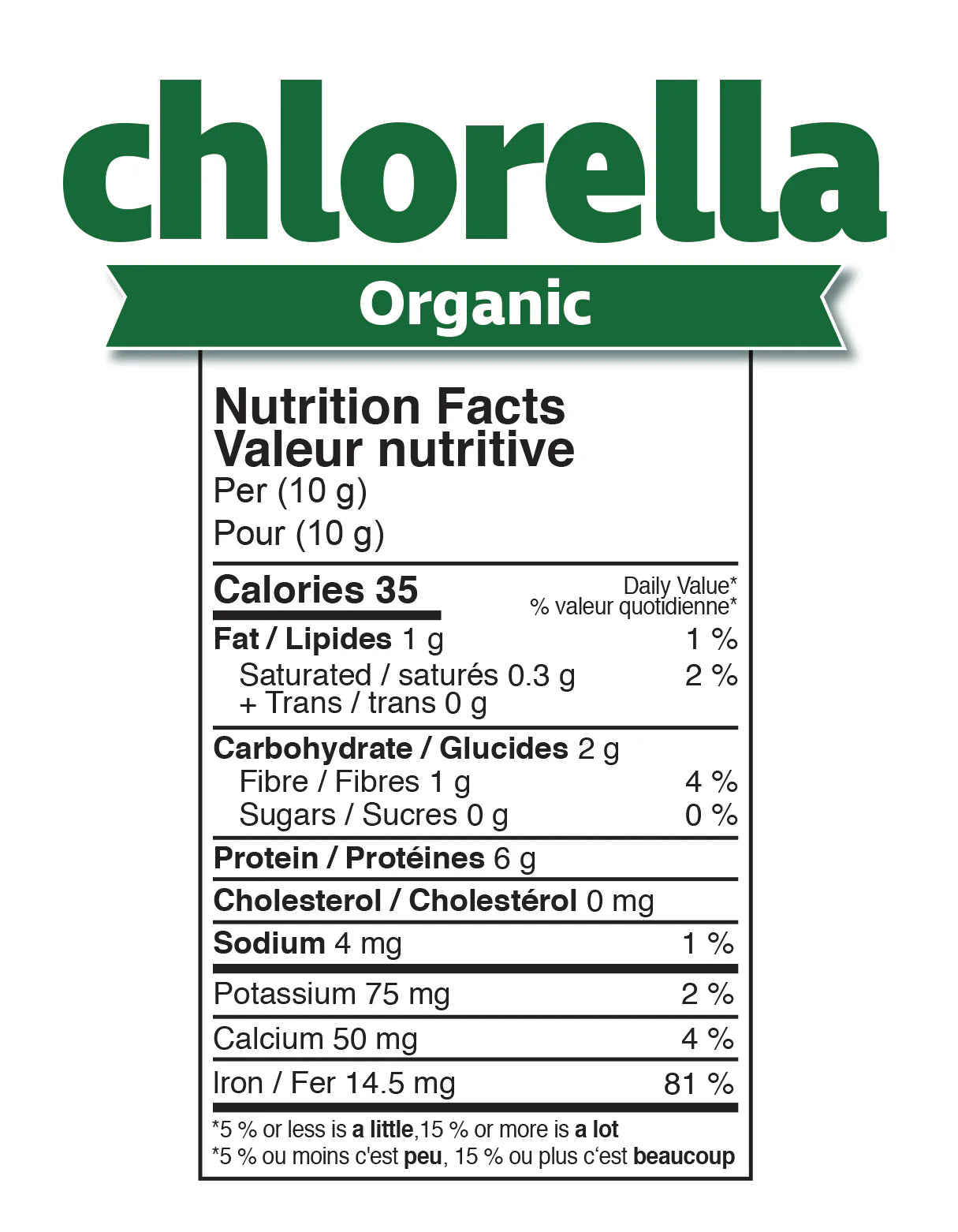 Prairie Naturals Chlorella 500mg 180 tablets