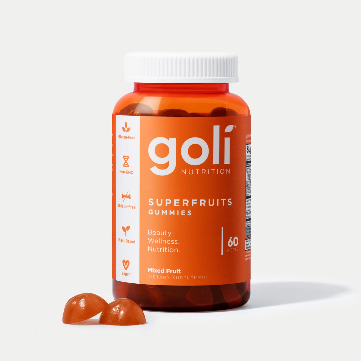Goli - Superfruit Beauty Gummies - 60 Gummies