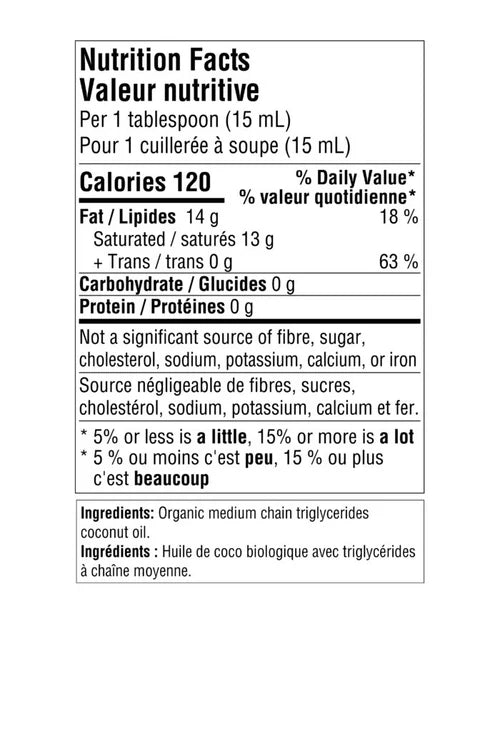 Flora Organic 100% Pure MCT Oil 500ml