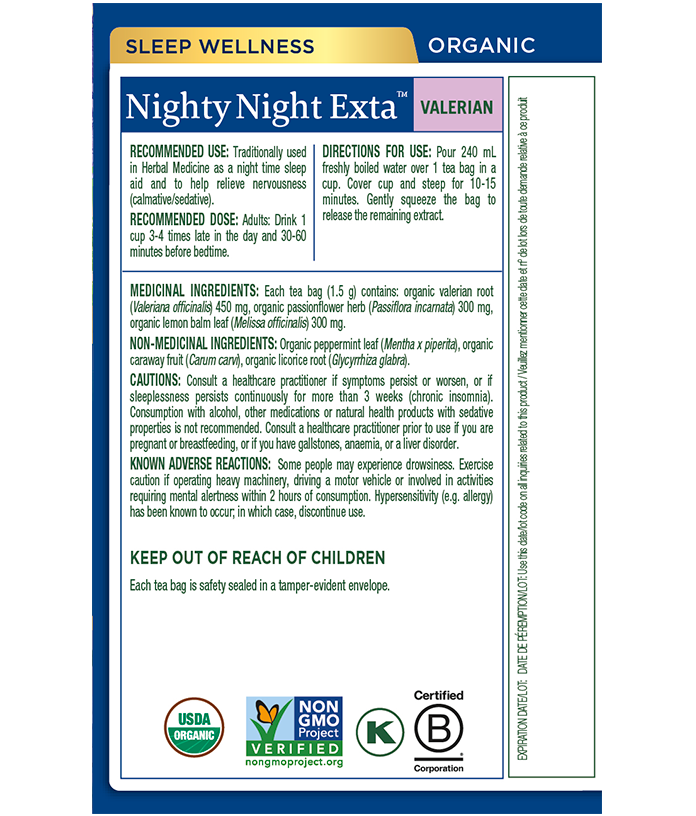 Nighty Night Valerian 16 Tea Bags