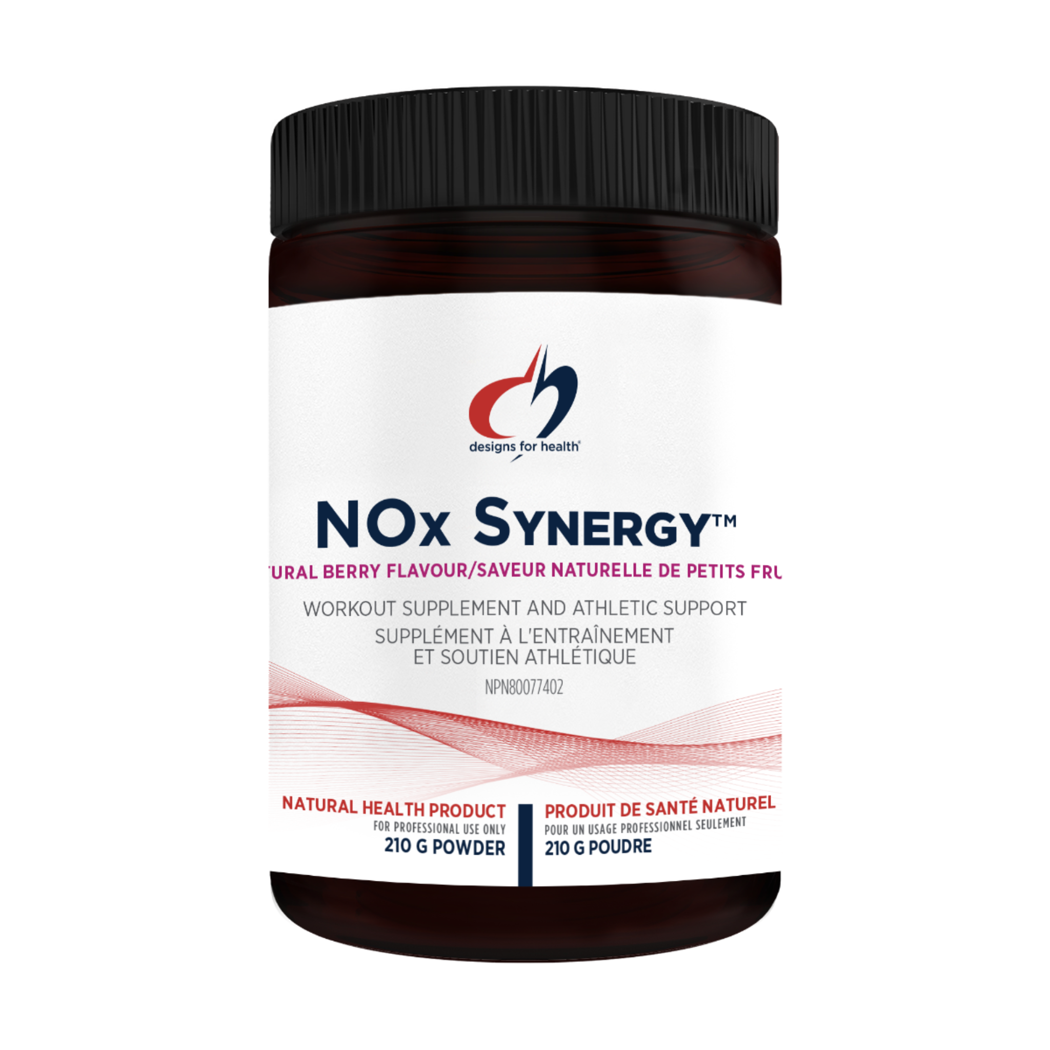Designs for Health Nox Synergy Natural Berry Flavour 210g