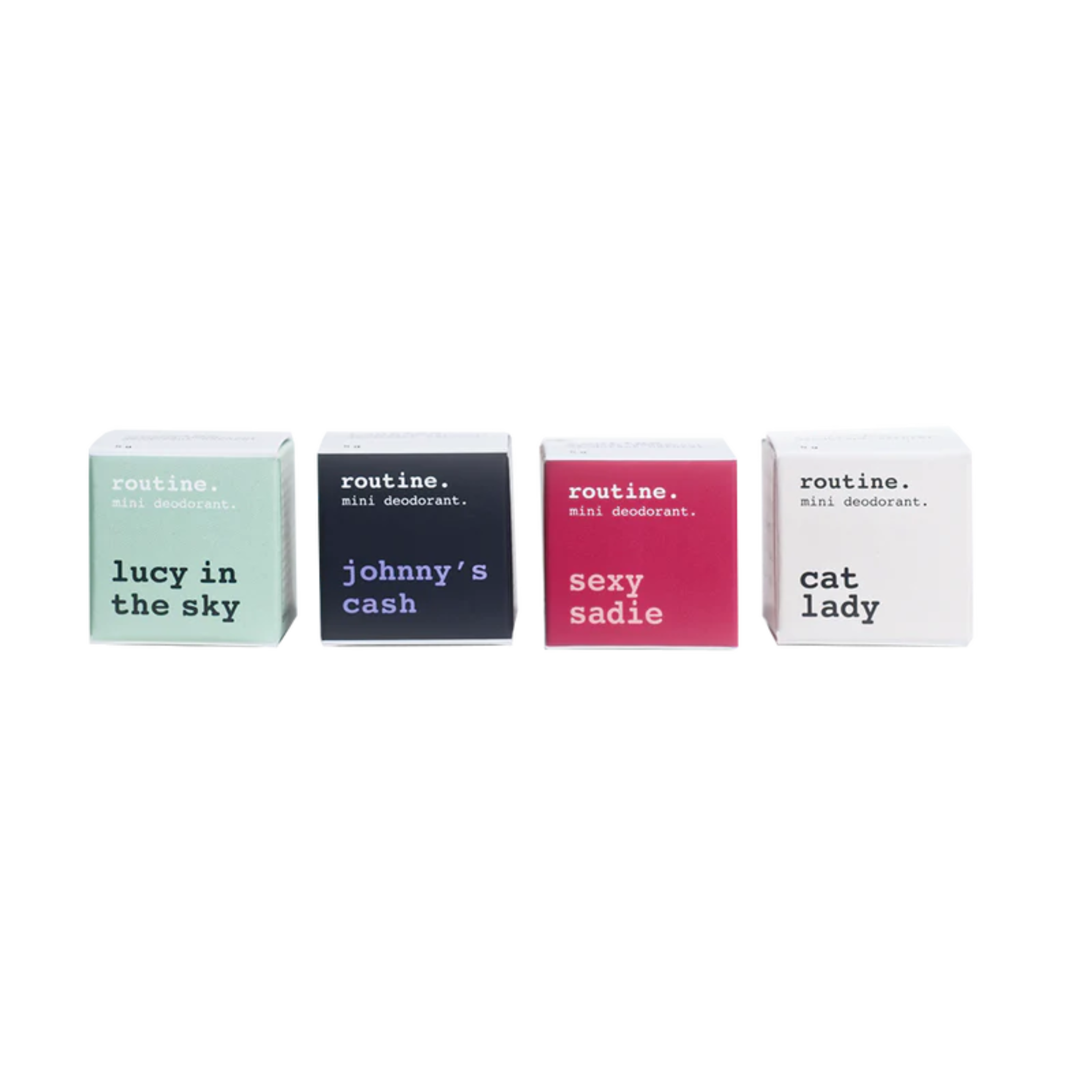 Routine Plant People 4 Mini Deodorant Kit