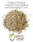 Organic Way Organic Wormwood Herb- Cut & Sifted 1/4lb