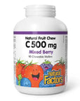 Natural Factors C 500mg- Mixed Berry 90 Chewables