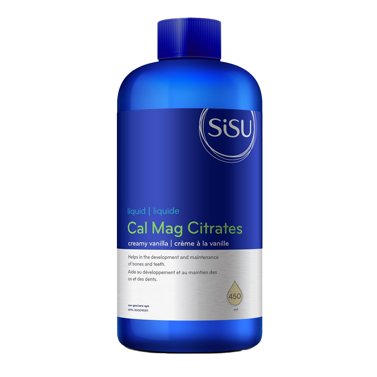 Sisu Cal Mag Citrates with D3 Vanilla 450mL