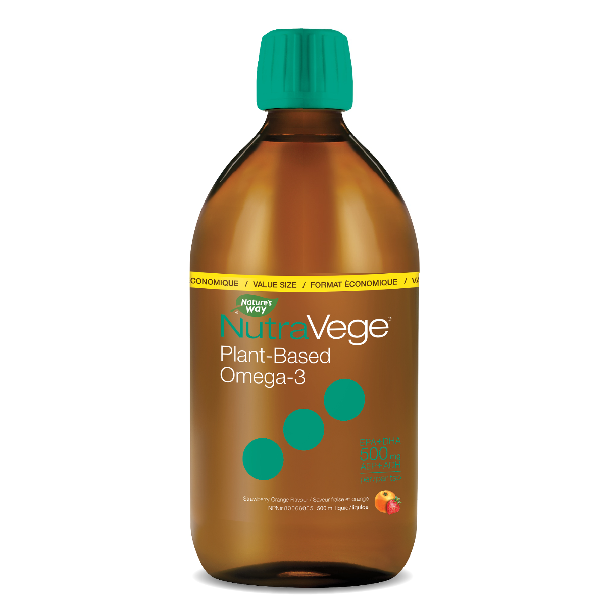 NutraVege Plant Based Omega 3 500mg 500ml