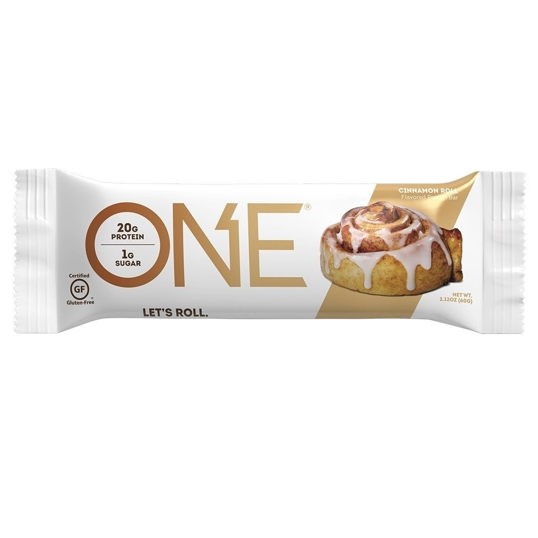 One Cinnamon Roll Protein Bar 60g