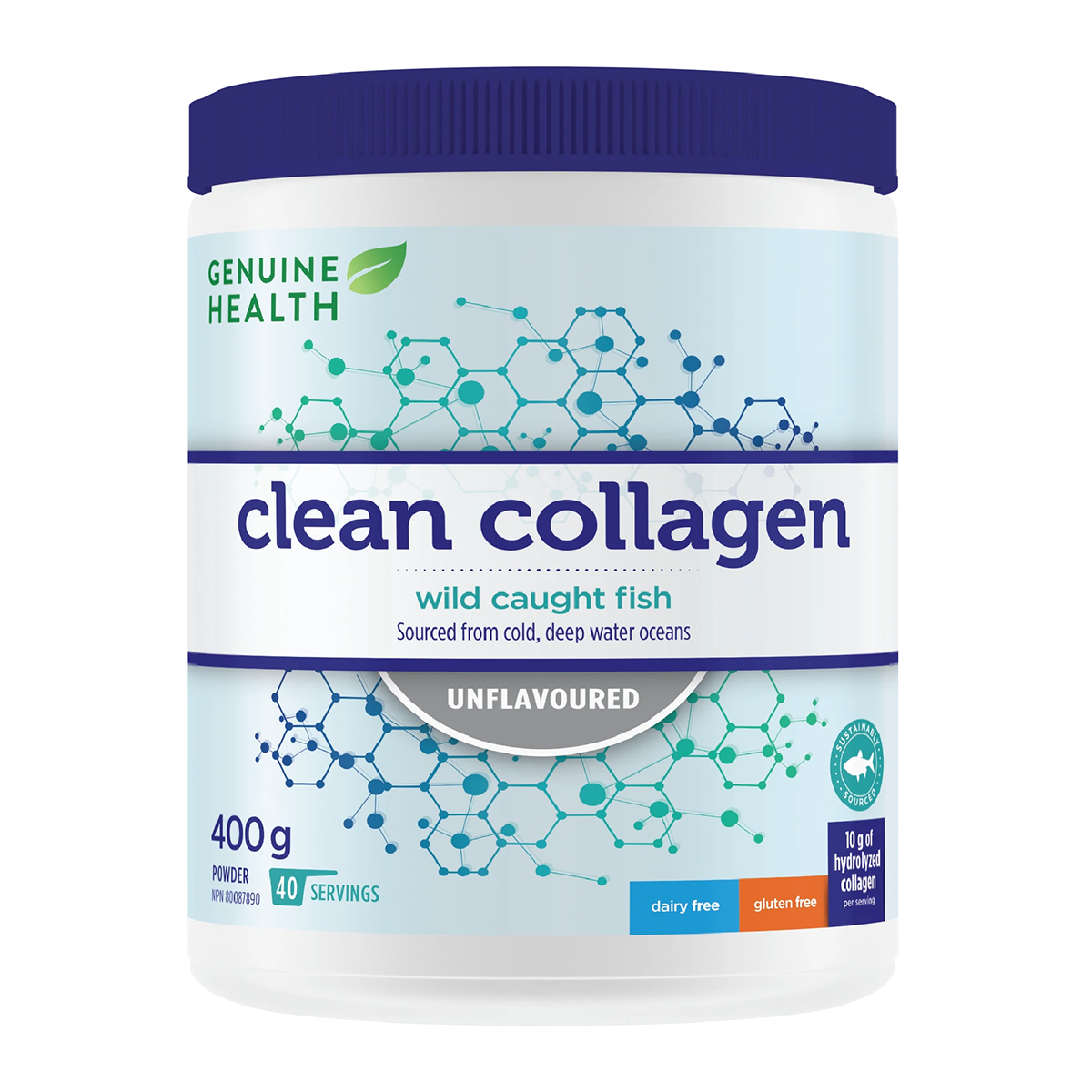 Genuine Health Marine Clean Collagen Unflavoured 400g