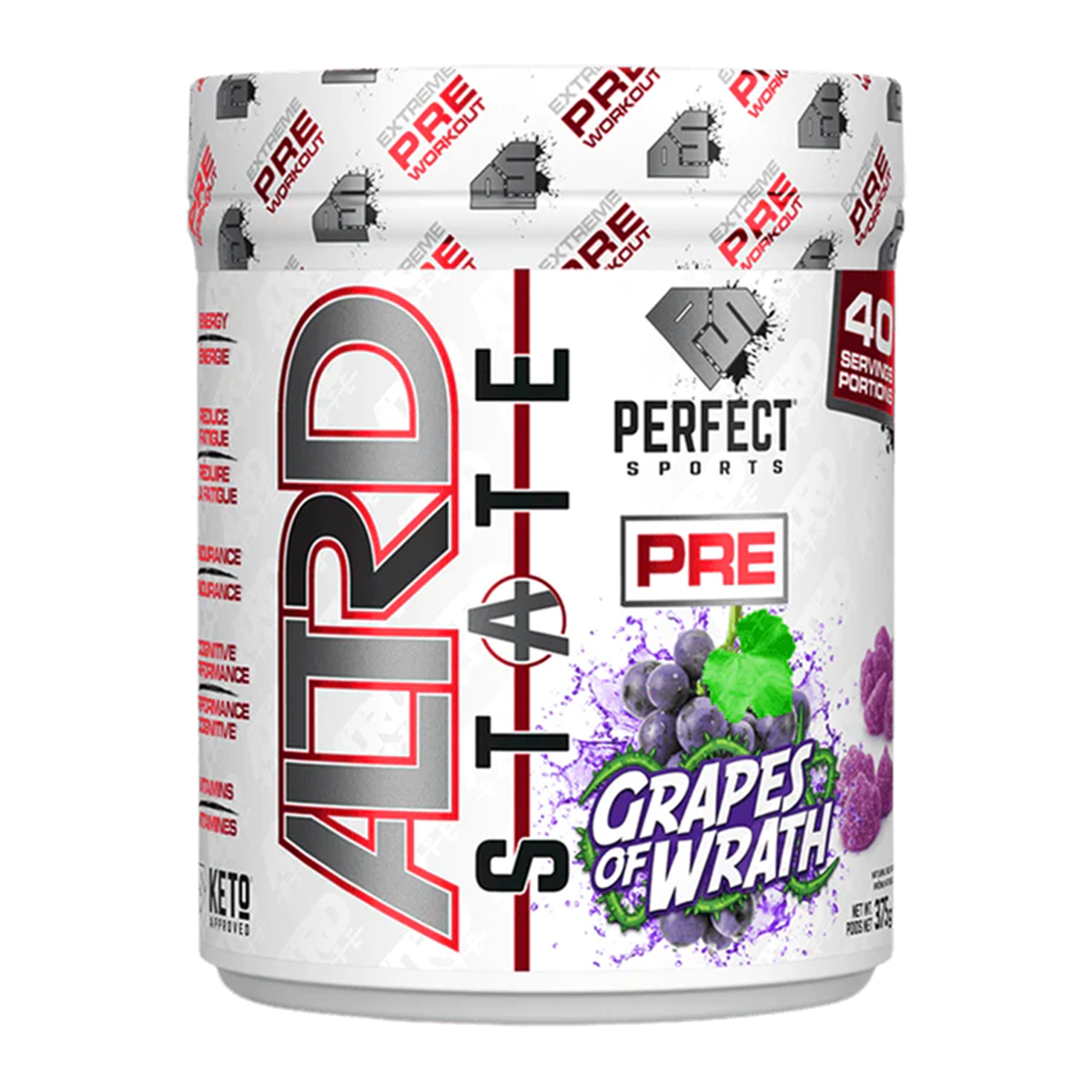 Altered State Extreme Preworkout Grapes of Wrath 381g