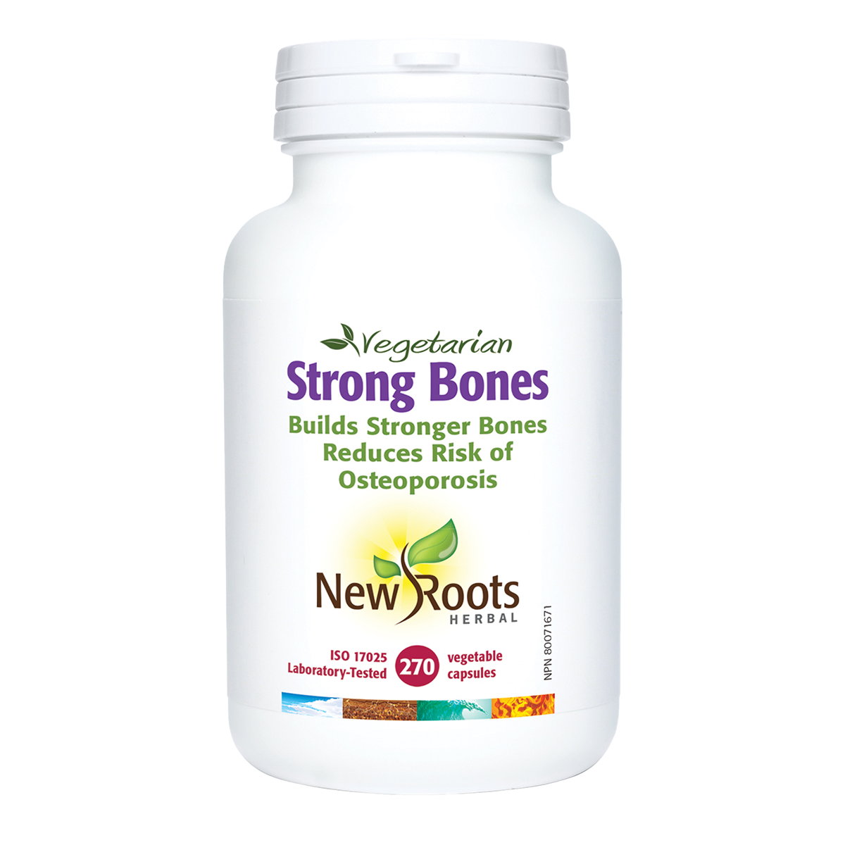 New Roots Vegeterian Strong Bones 270 caps