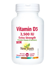 New Roots Vitamin D3 2,500IU Extra Strength 180 vcaps