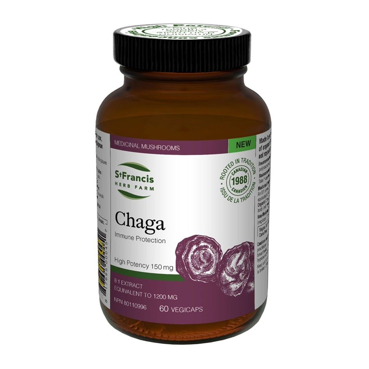 St. Francis Chaga 150mg 60 vegicaps
