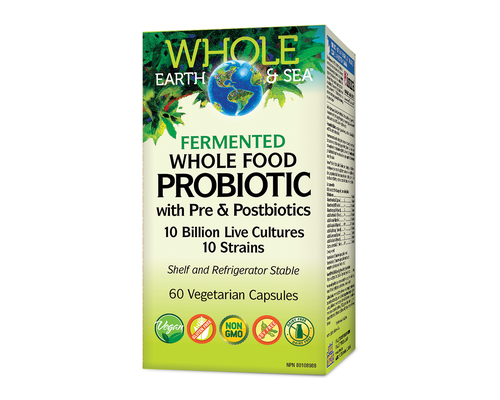 Whole Food Probiotic with Pre & Postbiotics 10 Billion 60 veg cap