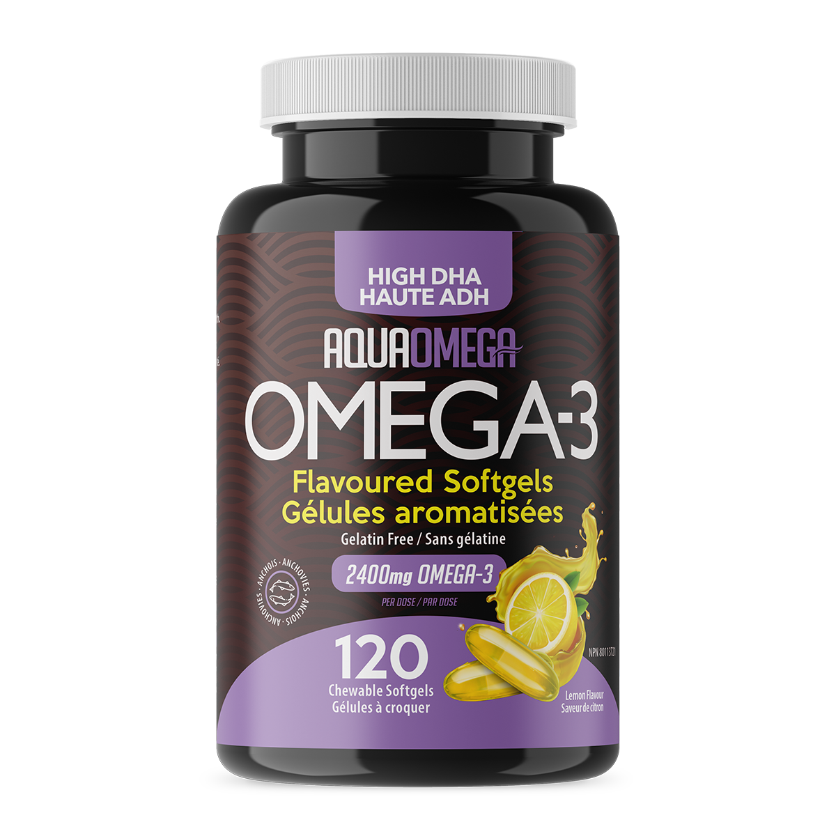 Aquaomega High DHA 120 chewable softgel
