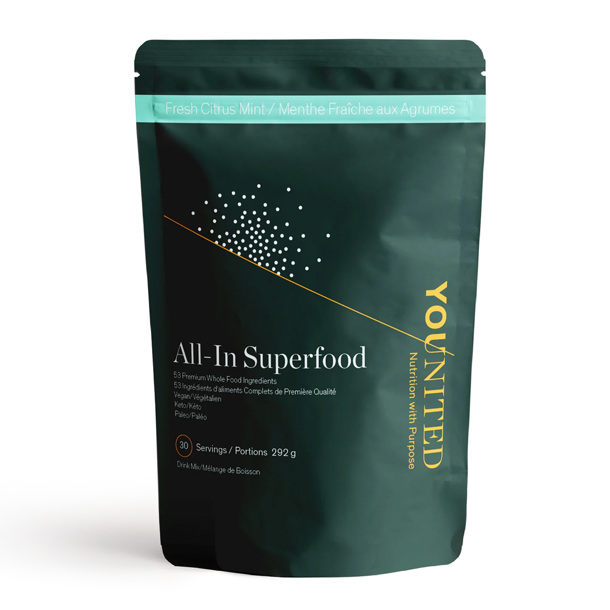 Younited All-In Superfood - Fresh Citrus Mint 292g