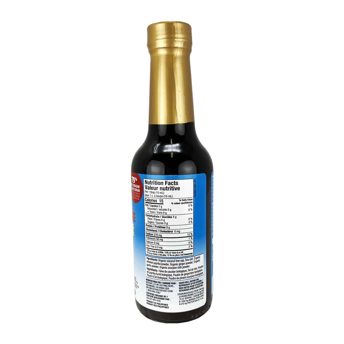 Coconut Secret Spicy Soy Sauce Substitute 296ml