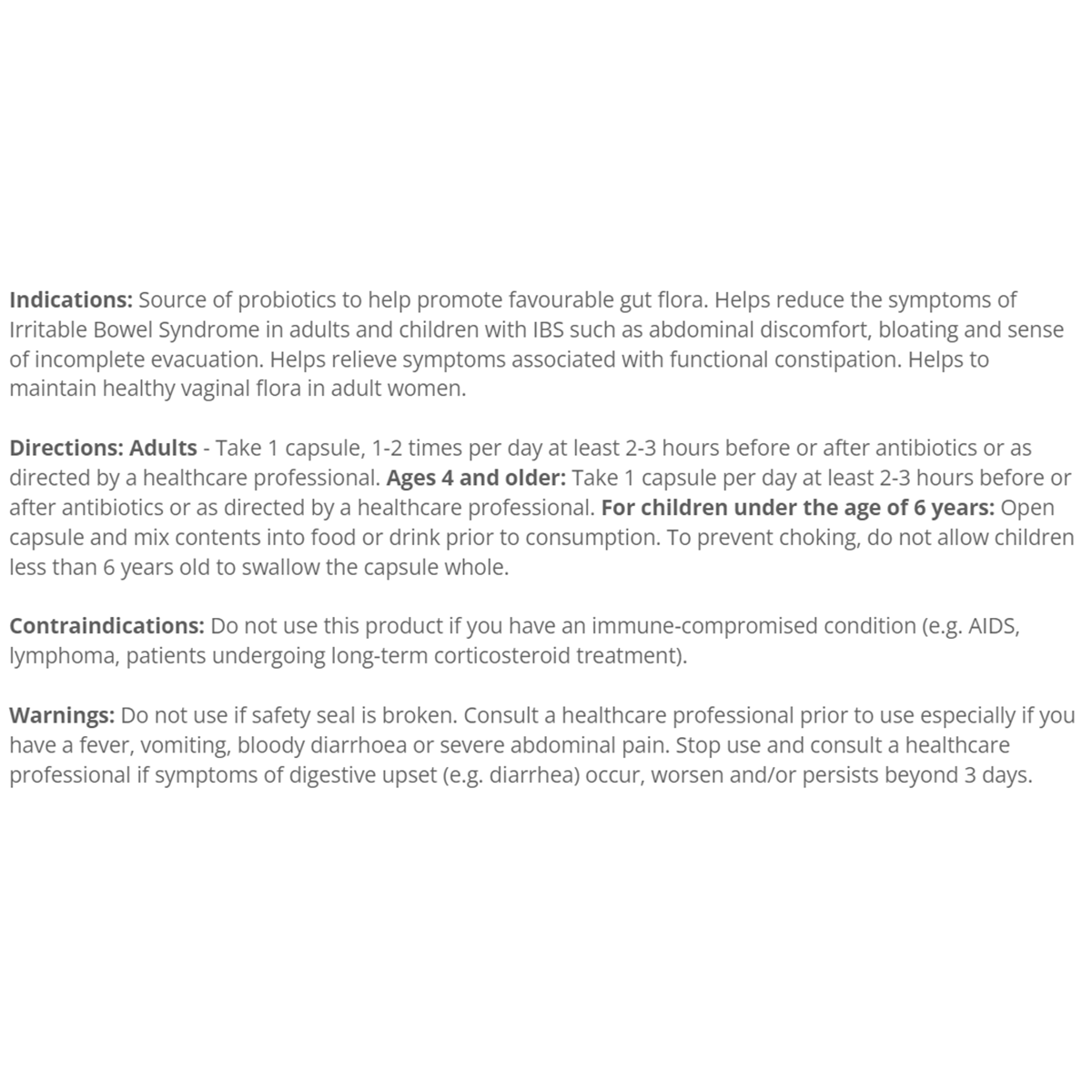 Cyto Matrix Flora Matrix IBS 60 veg cap