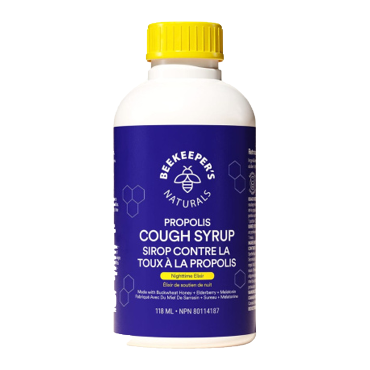 Beekeepers Naturals Propolis Cough Syrup Nightime Elixer 118ml