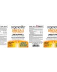 Natural Factors Regenerlife Omega-3 2200mg 150 softgels
