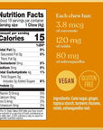 Chimes Tranquil Turmeric Herbal Chews 72g