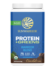 Sun Warrior Protein + Greens Warrior Blend - Chocolate 750g