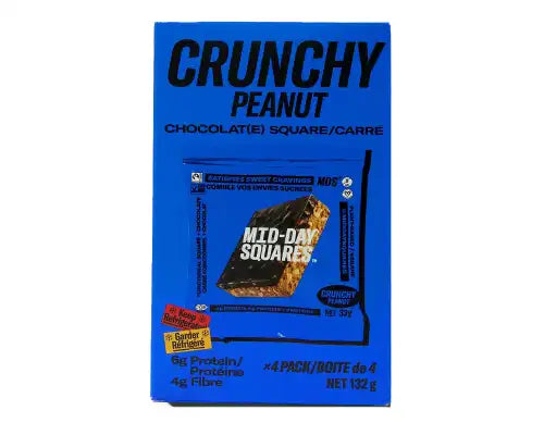 Mid day squares Crunchy Peanut 4 pack