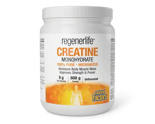 Natural Factors Regenerlife Creatine Monohydrate Powder 600g