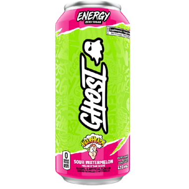 Ghost Energy Drink- Warheads Sour Watermelon 473mL