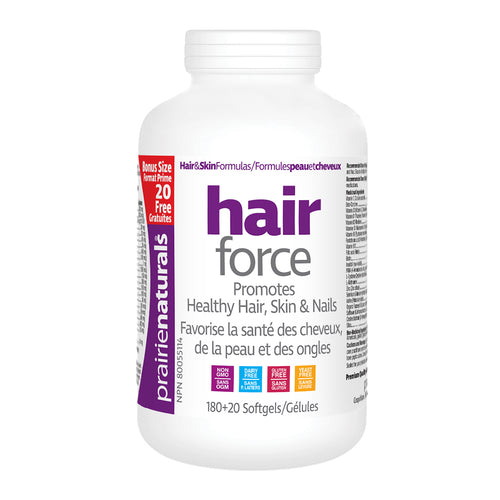 Prairie Naturals - Hair Force - 180+20 softgels