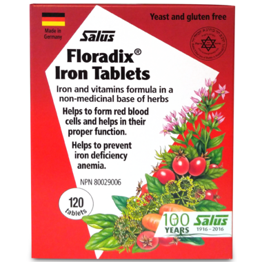 Salus Floradix Iron 120 Tablets
