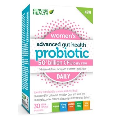 Genuine Health Advanced Gut Health Probiotic Womens Daily 30 caps