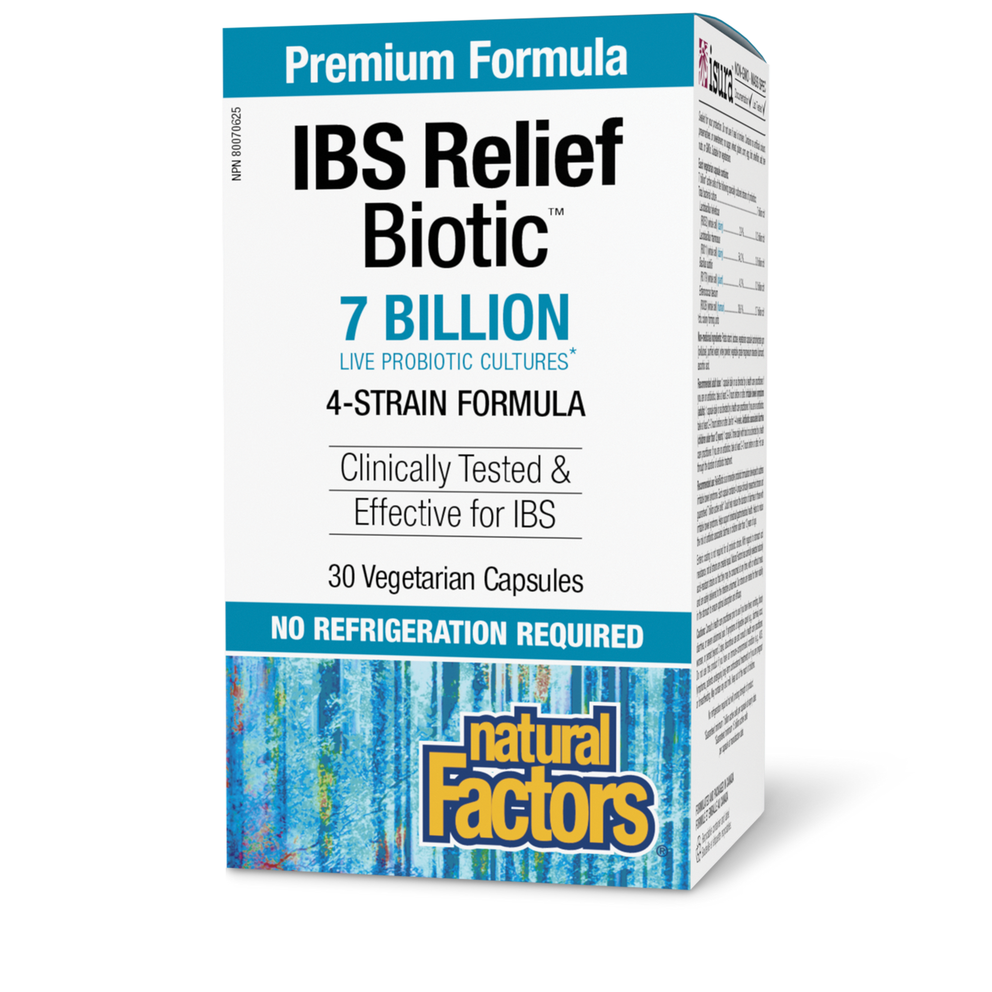 Natural Factors IBS Relief Biotic 30 vcap